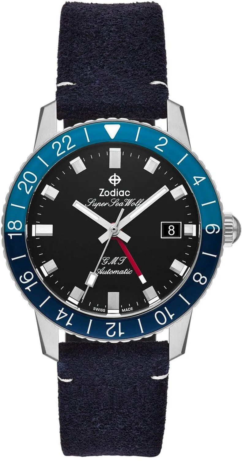 Zodiac Super Sea Wolf GMT Watch sold by C.W. Sellors