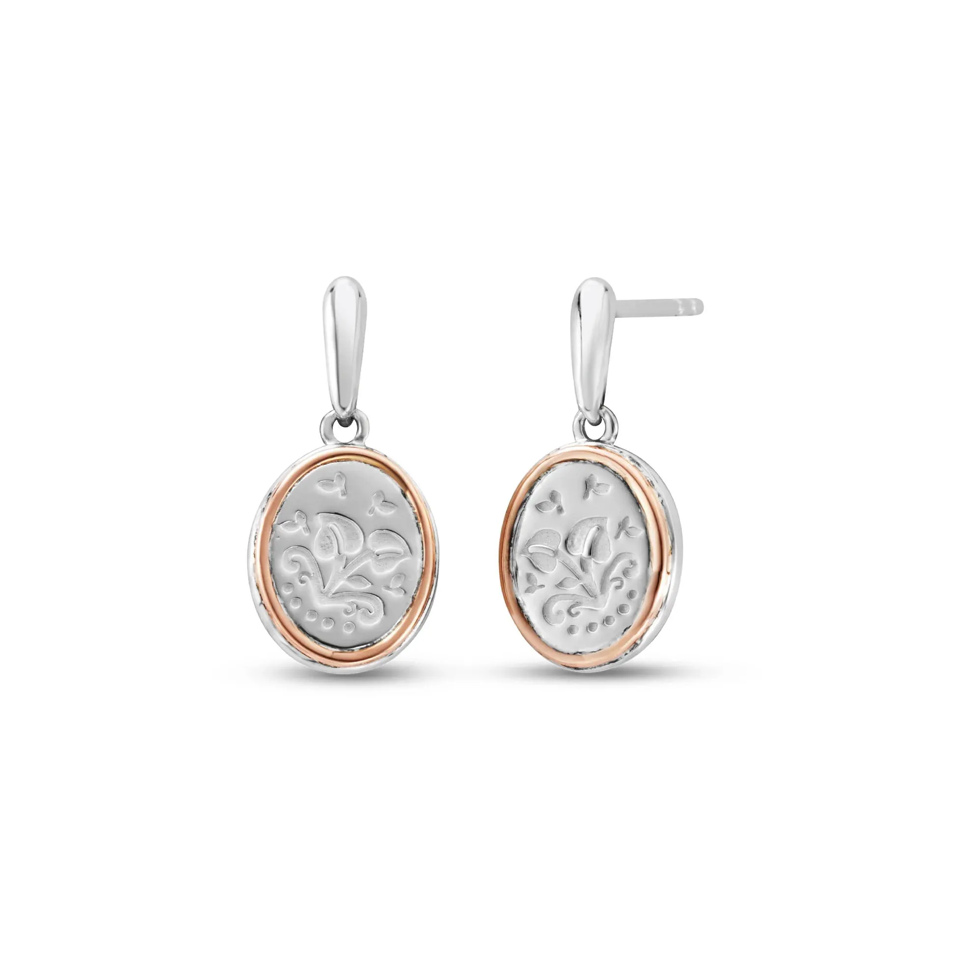 Clogau Tree of Life Filigree Silver Earrings sold by C.W. Sellors