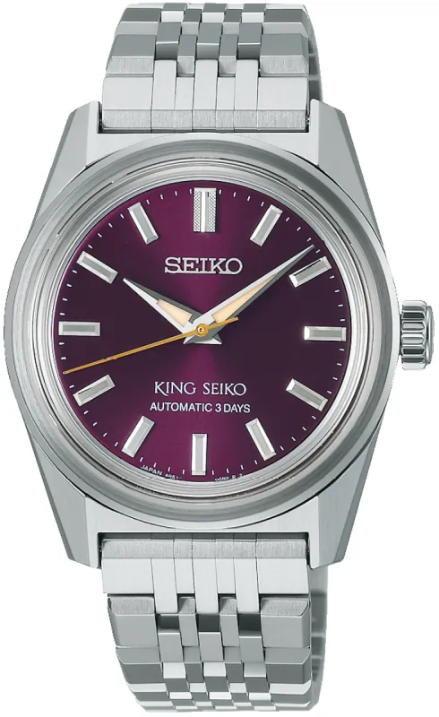 King Seiko KSK 6R in Preppy Burgundy Watch made by C.W. Sellors