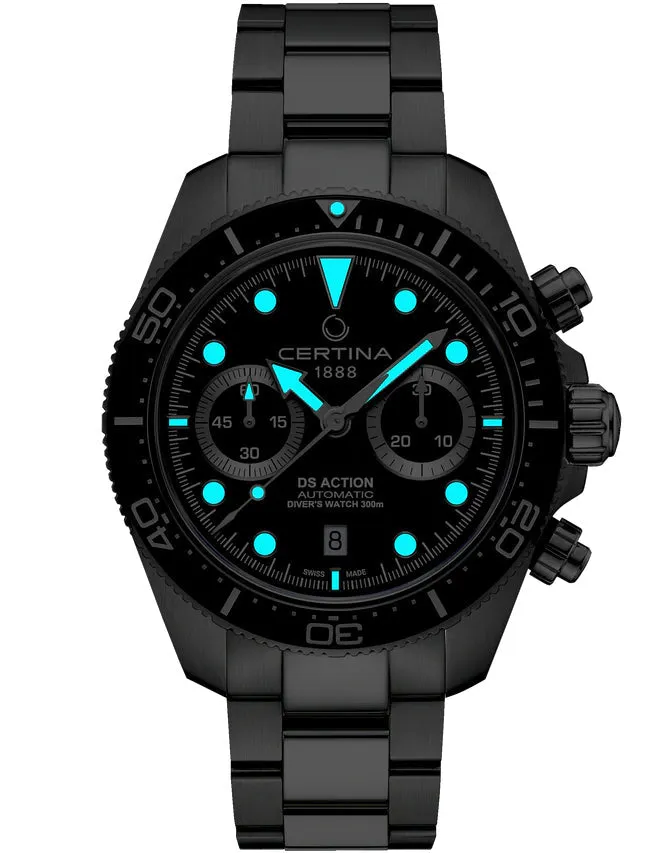 Certina DS Action Diver Chrono Watch sold by C.W. Sellors product image thumbnail 2