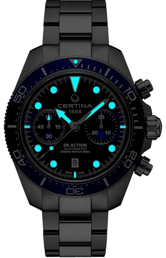 Certina DS Action Diver Chrono Watch sold by C.W. Sellors product image thumbnail 2