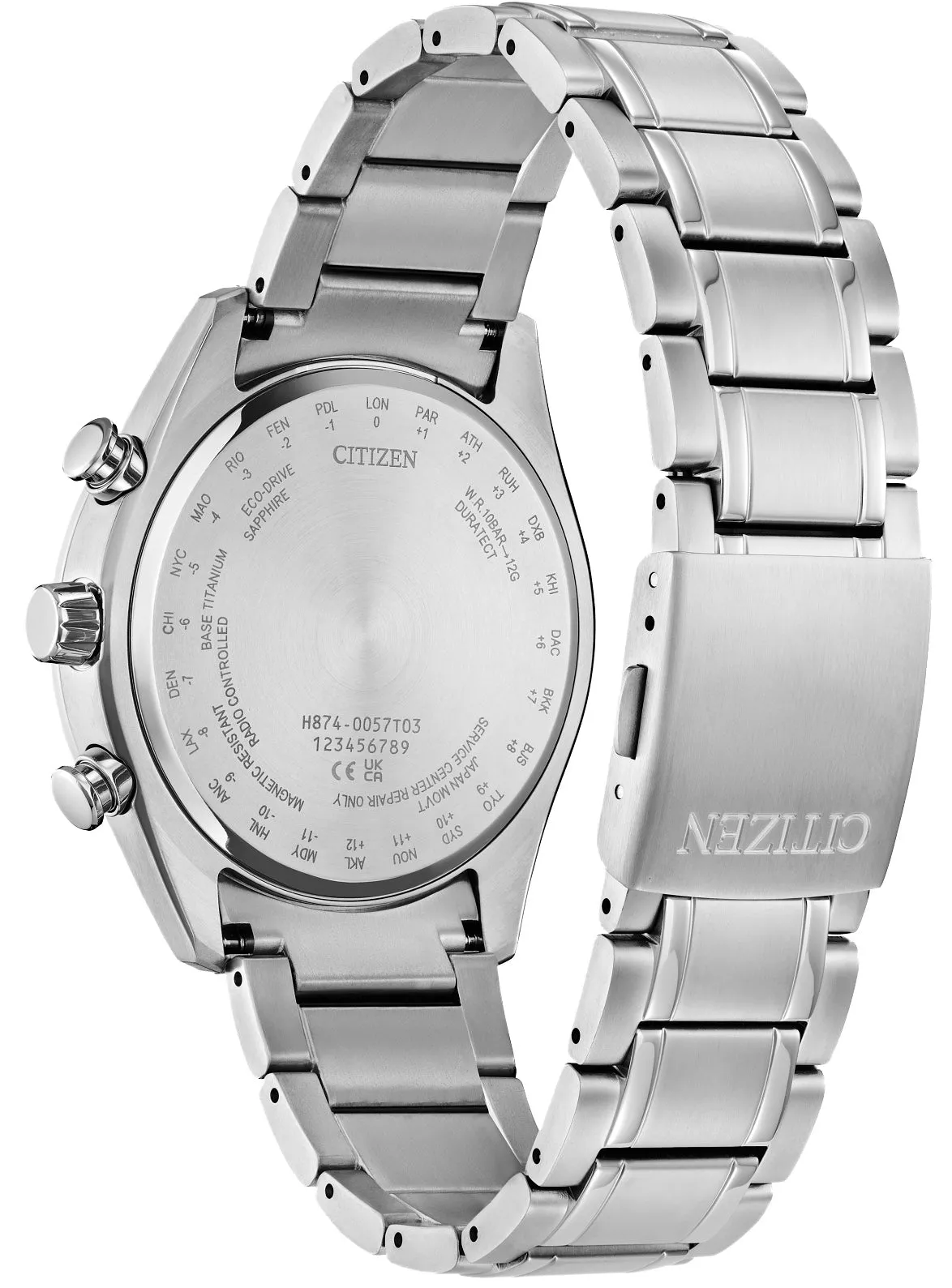 Citizen Tsuki Yomi Radio Controlled Moon Phase Watch sold by C.W. Sellors product image thumbnail 3