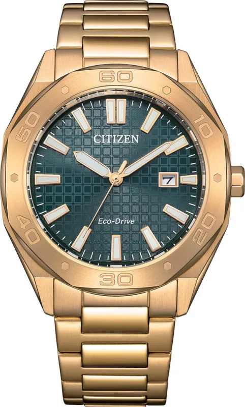 Citizen Eco Drive Sport Gold PVD Watch sold by C.W. Sellors