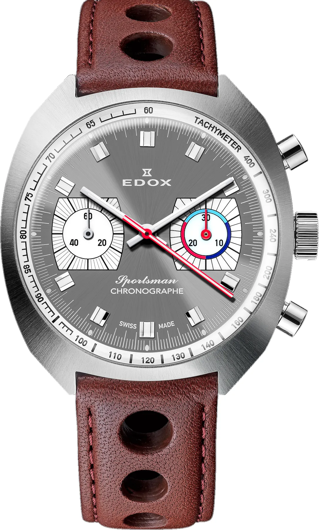 Edox Sportsman Chronographe Automatic Grey Limited Edition Watch sold by C.W. Sellors product image thumbnail 2