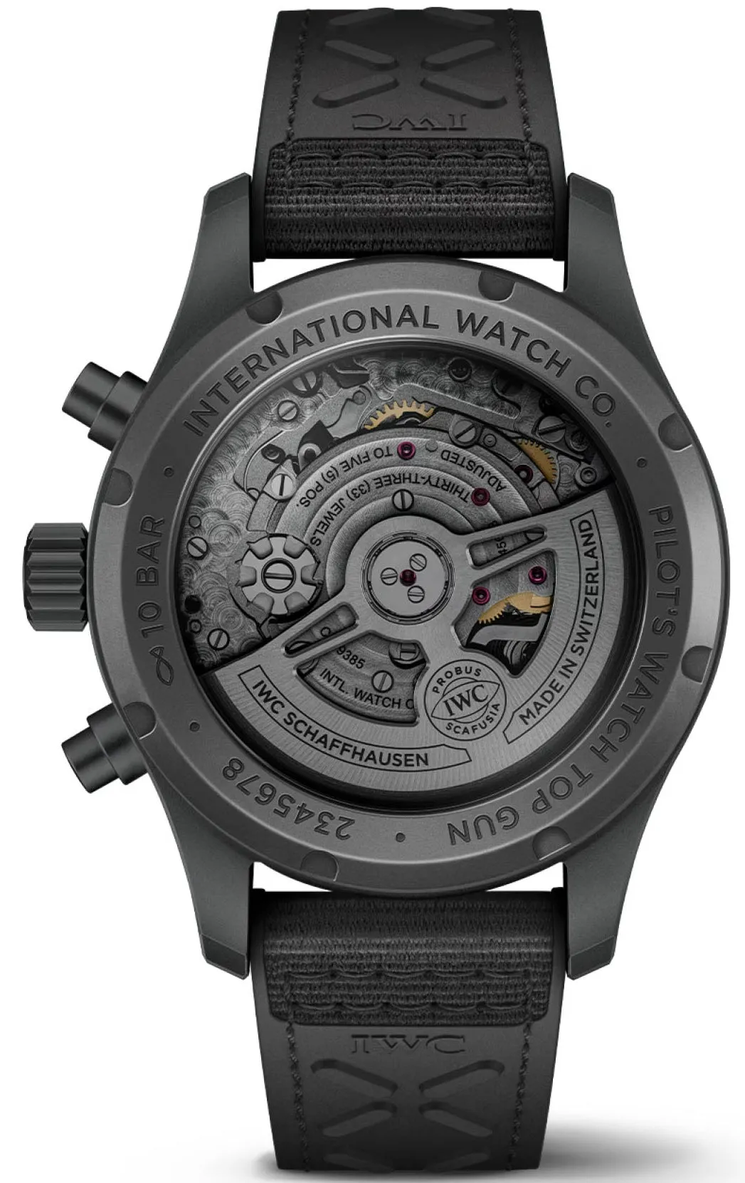 IWC Pilots Chronograph 41 Top Gun Ceratanium Watch sold by C.W. Sellors product image thumbnail 2
