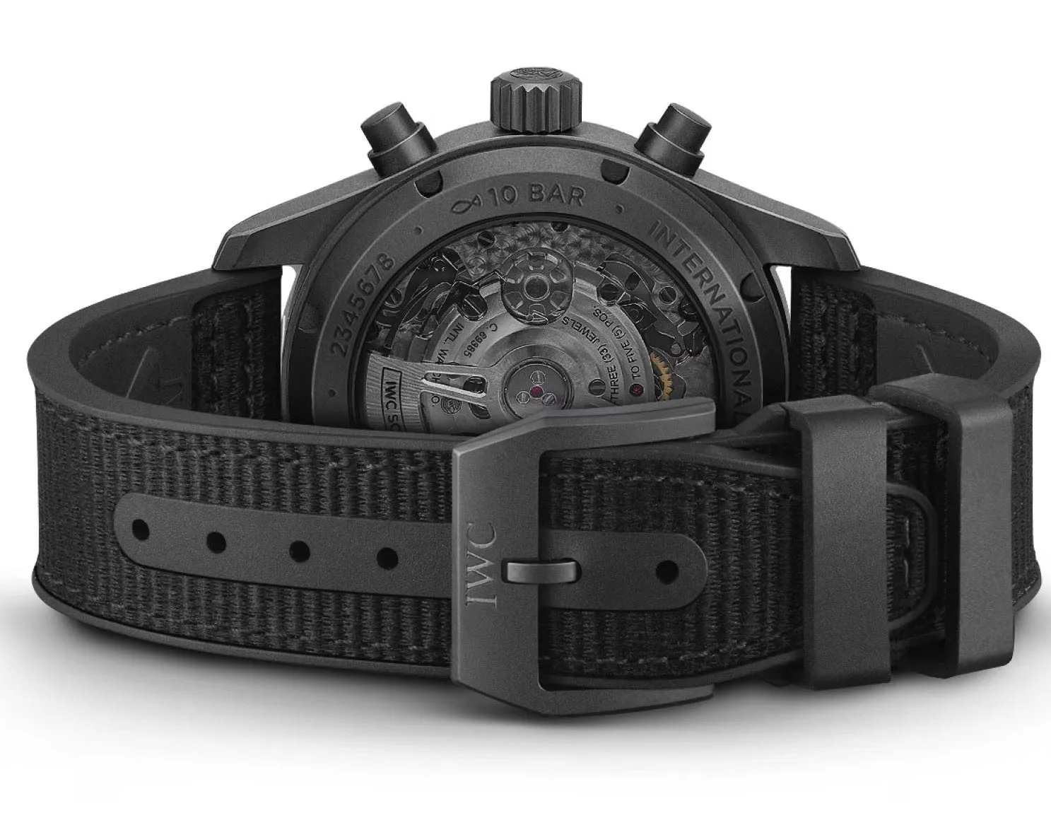 IWC Pilots Chronograph 41 Top Gun Ceratanium Watch sold by C.W. Sellors product image thumbnail 4