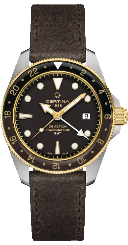 Certina DS Action GMT Powermatic 80 Mens Watch sold by C.W. Sellors