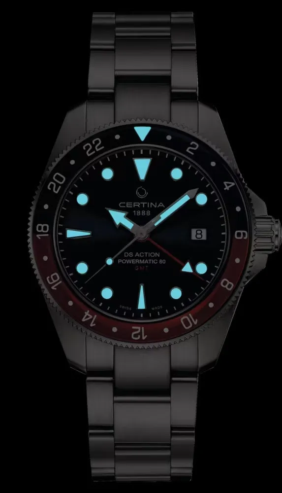 Certina DS Action GMT Powermatic 80 Mens Watch sold by C.W. Sellors product image thumbnail 2