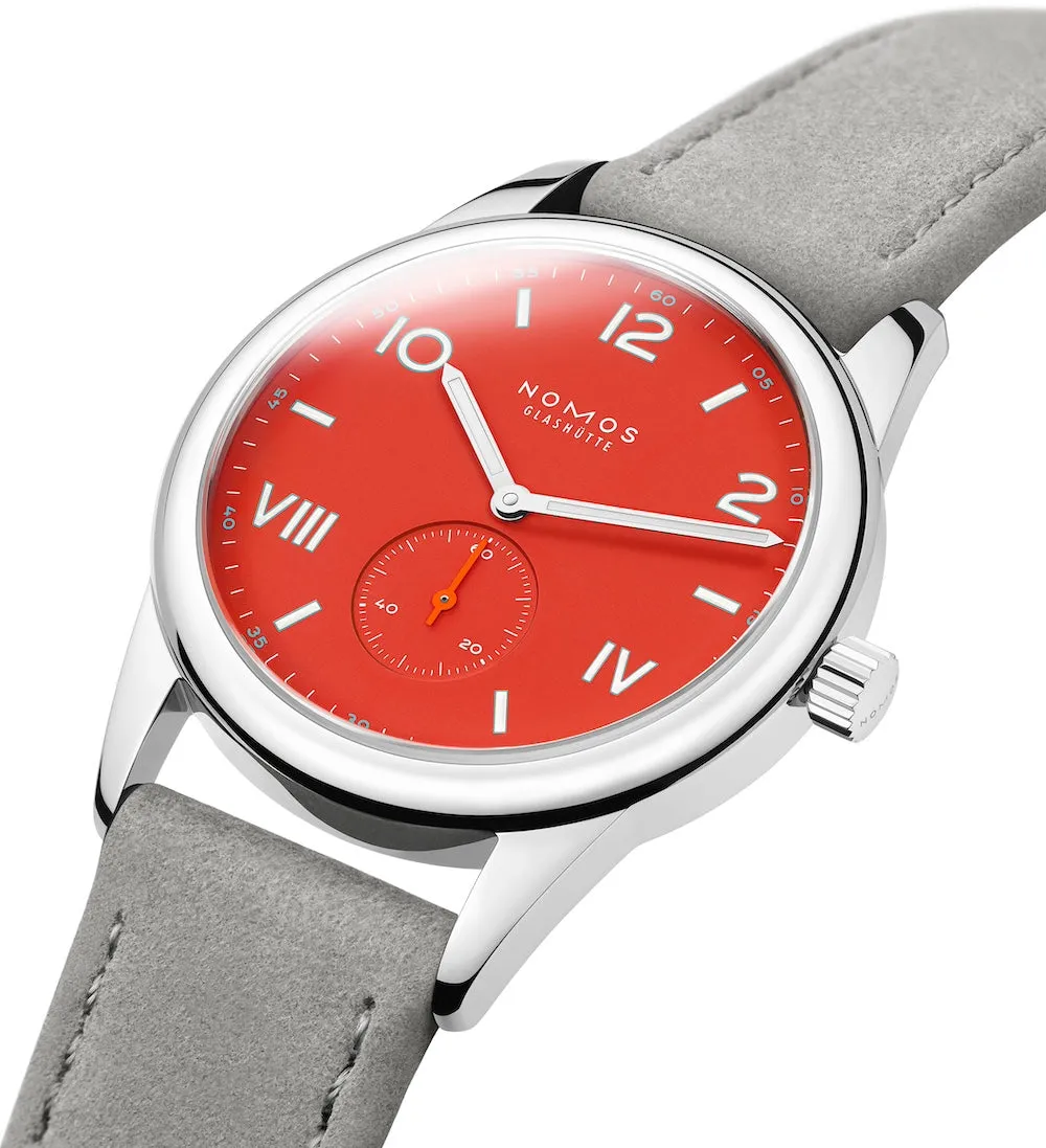Nomos Glashutte Club Campus 38 Nonstop Red Sapphire Crystal Watch sold by C.W. Sellors product image thumbnail 4