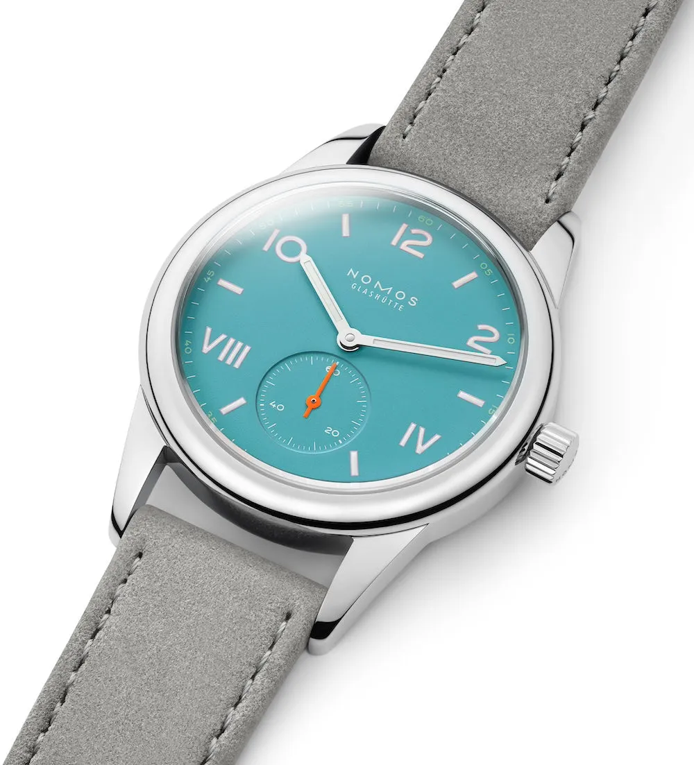 Nomos Glashutte Club Campus Endless Blue Sapphire Crystal Watch sold by C.W. Sellors product image thumbnail 3