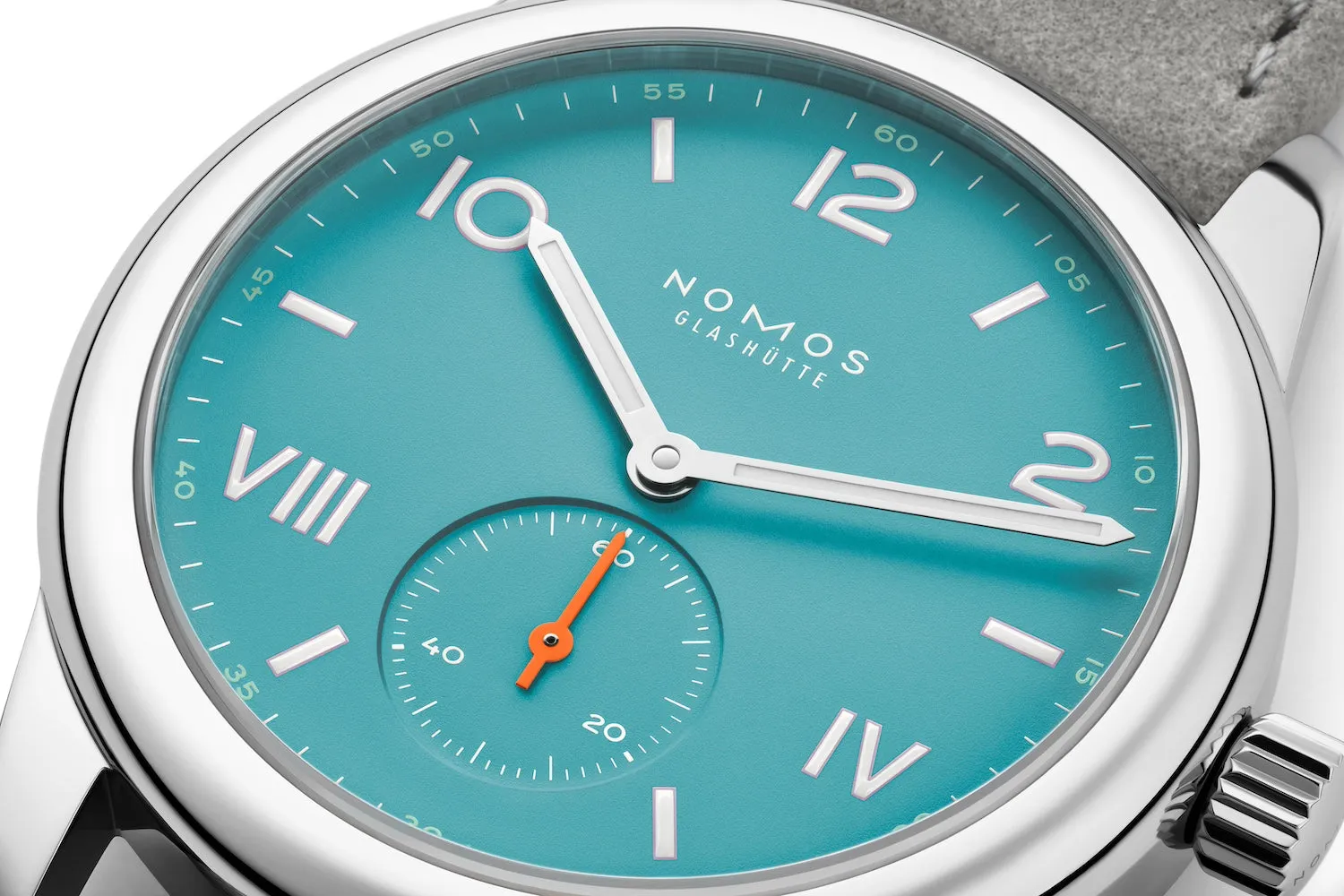 Nomos Glashutte Club Campus Endless Blue Steel Back Watch sold by C.W. Sellors product image thumbnail 3