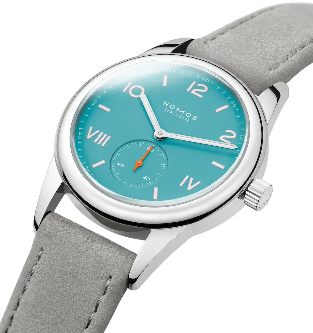 Nomos Glashutte Club Campus Endless Blue Steel Back Watch sold by C.W. Sellors product image thumbnail 4