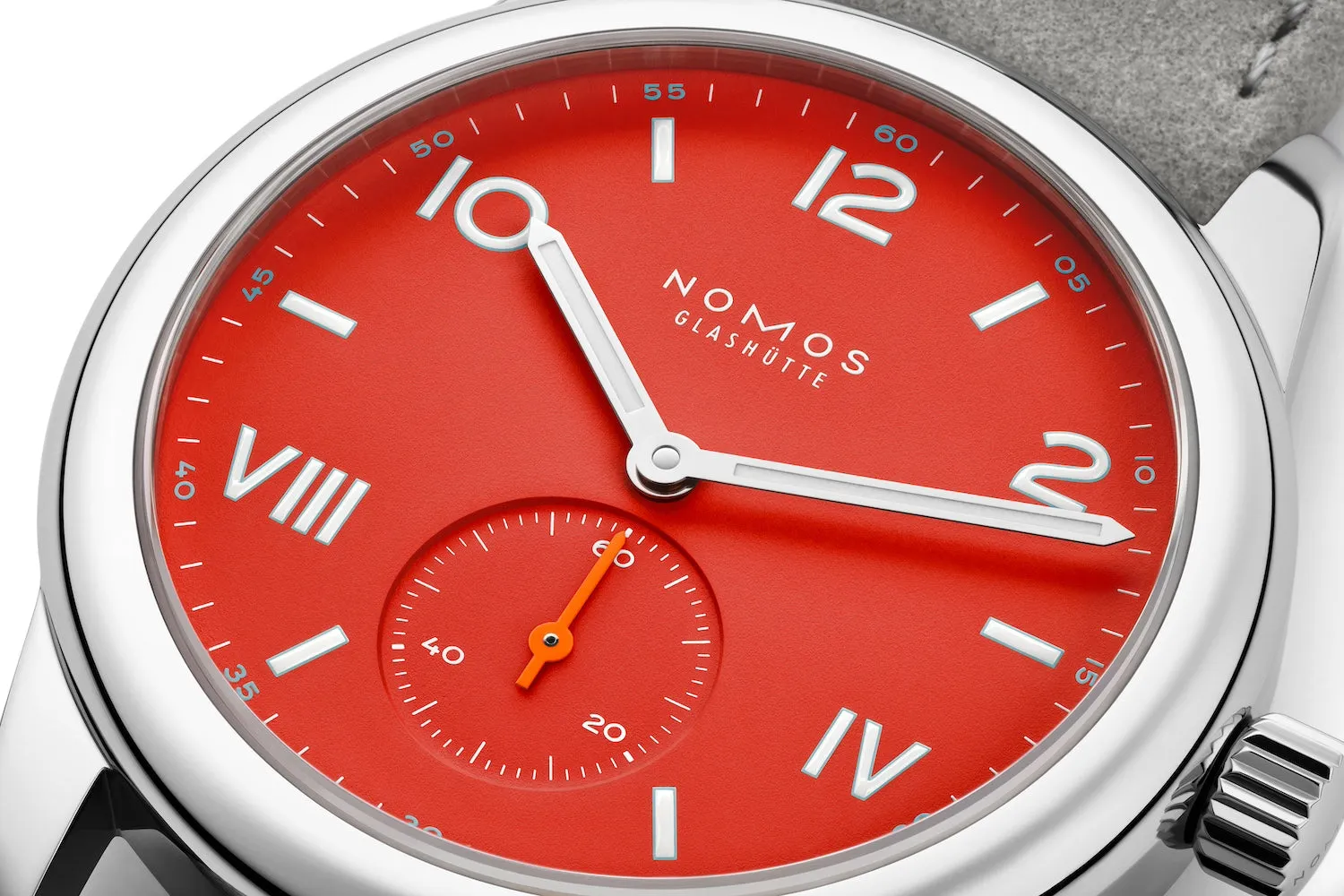 Nomos Glashutte Club Campus Nonstop Red Sapphire Crystal Watch sold by C.W. Sellors product image thumbnail 3