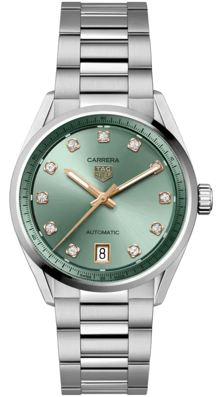 TAG Heuer Carrera Green Watch made by Tag Heuer