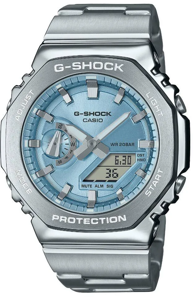 G-Shock 2110 Metallic Blue Dual Display Watch sold by C.W. Sellors product image thumbnail 2