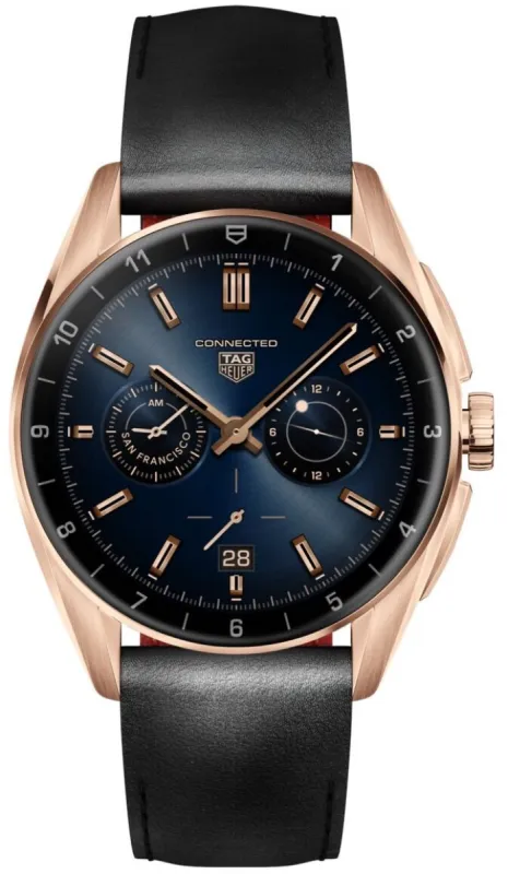 TAG Heuer Connected Calibre E4 42mm Golden Bright Edition made by C.W. Sellors