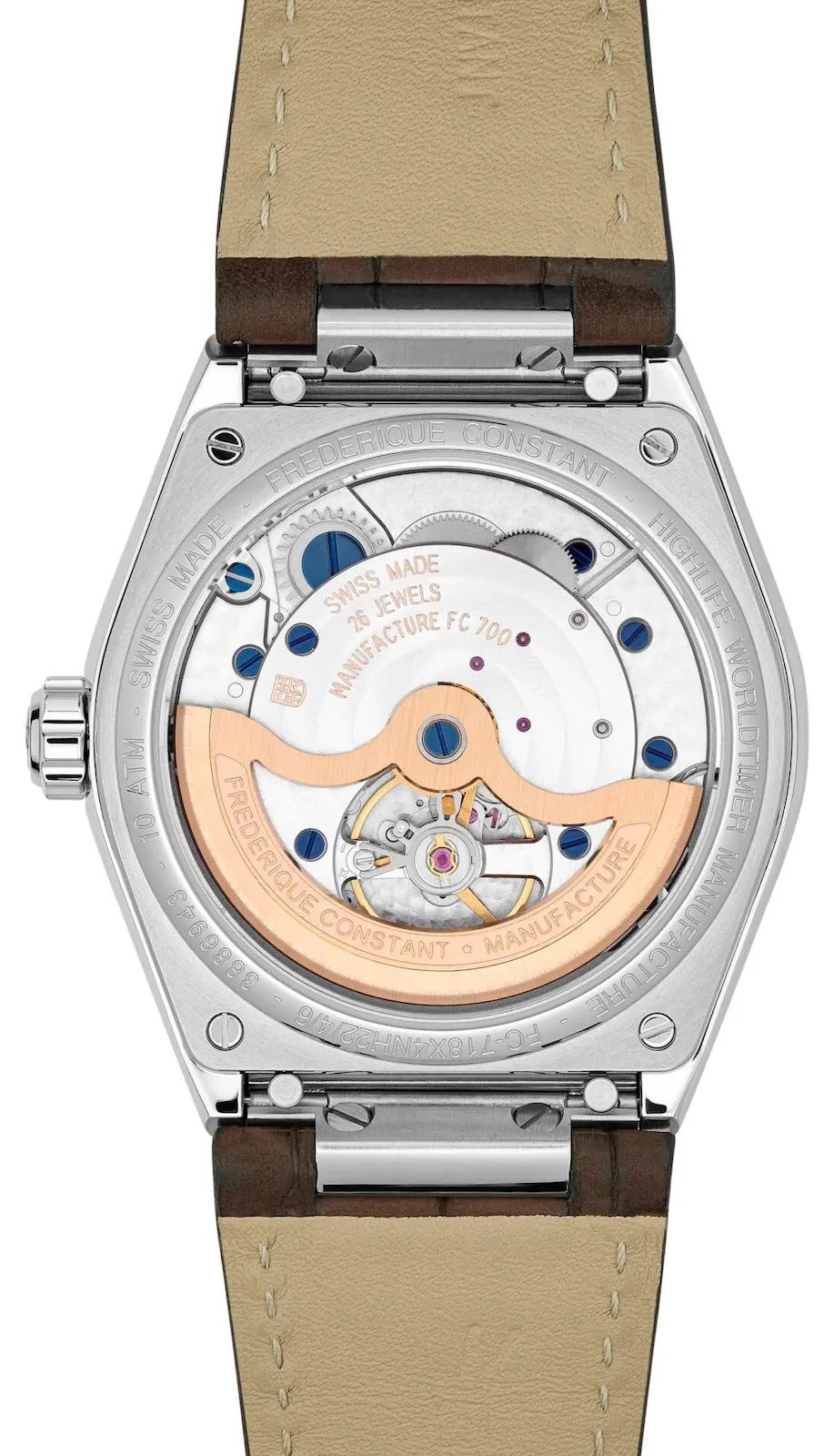 Frederique Constant Highlife Worldtimer Manufacture Watch sold by C.W. Sellors product image thumbnail 2