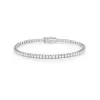 Damiani Luce 18ct White Gold Diamond Tennis Bracelet sold by C.W. Sellors
