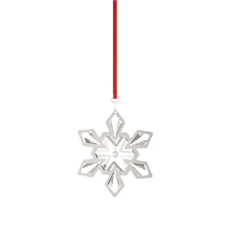 Georg Jensen Christmas Collection 2024 Palladium Plated Snowflake sold by C.W. Sellors