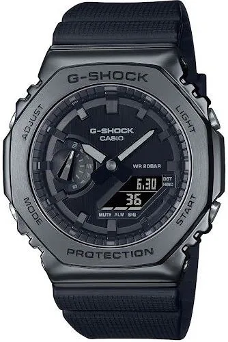 G-Shock 2100 Metal Covered Black All Black Watch sold by C.W. Sellors