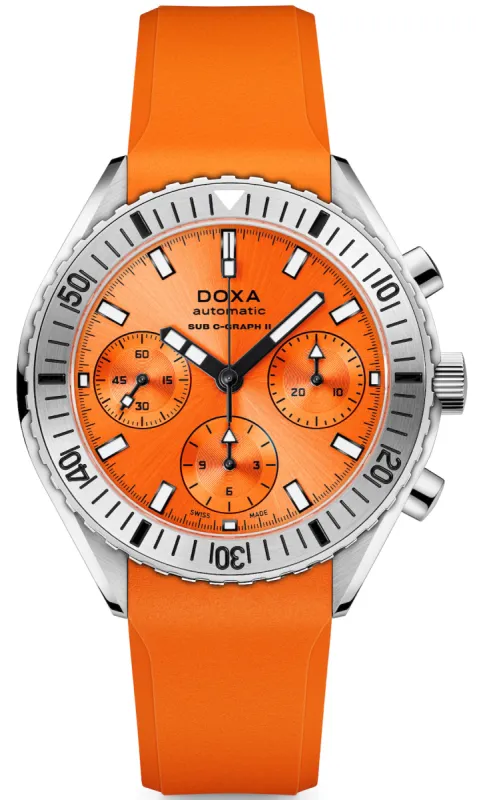 Doxa Sub 200 C-Graph II Professional Rubber Watch sold by C.W. Sellors