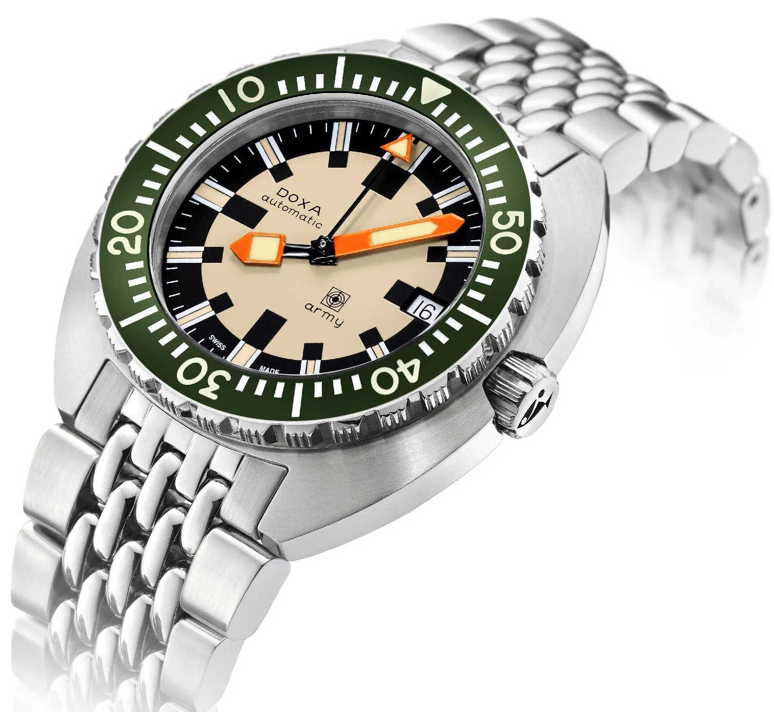 Doxa Dive Army Bracelet Watch sold by C.W. Sellors product image thumbnail 2