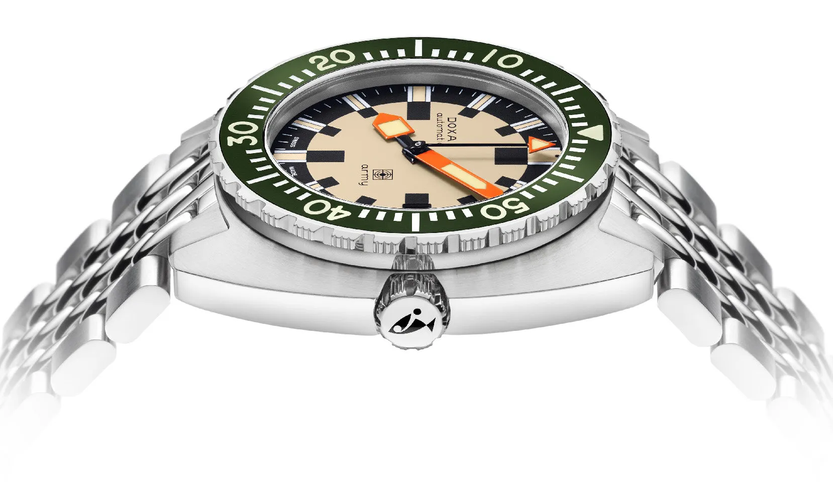 Doxa Dive Army Bracelet Watch sold by C.W. Sellors product image thumbnail 3
