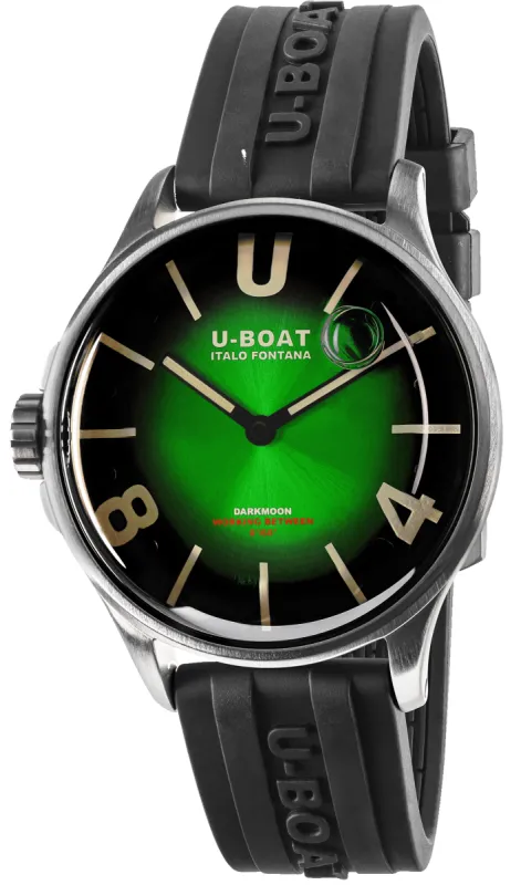 U-Boat Darkmoon  41.5mm Green SS Soleil Watch made by U-Boat