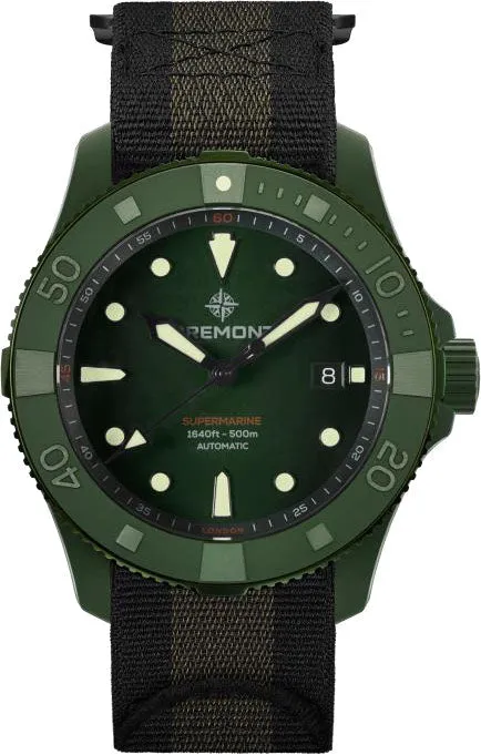 Bremont Supermarine 500M Ceramic Nato Limited Edition Watch sold by C.W. Sellors