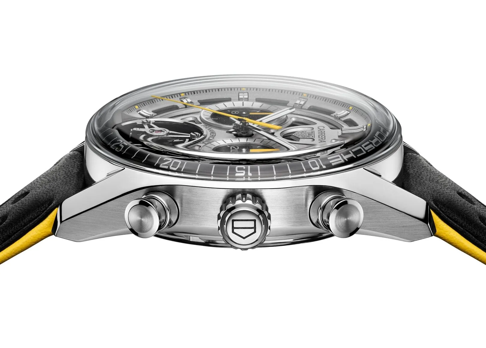 TAG Heuer Carrera Chronograph Tourbilxon x Porsche Panamericana Limited Edition Watch sold by C.W. Sellors product image thumbnail 4