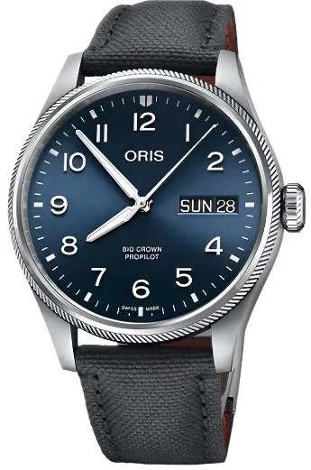 Oris Big Crown ProPilot Big Day Date Textile Watch sold by C.W. Sellors