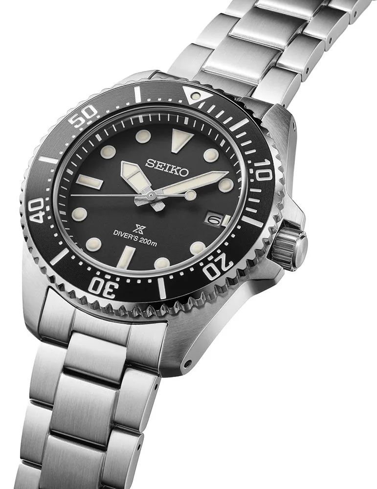 Seiko Prospex Solar Divers Pure Black Watch sold by C.W. Sellors product image thumbnail 2