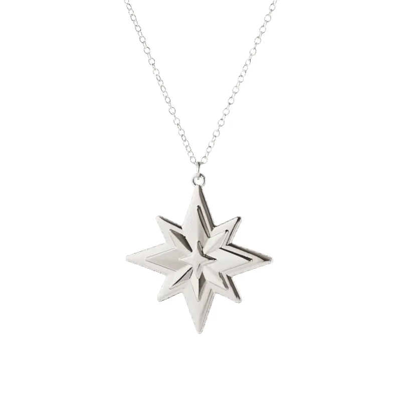 Georg Jensen Christmas Collection 2024 Palladium Plated Star Chain sold by C.W. Sellors