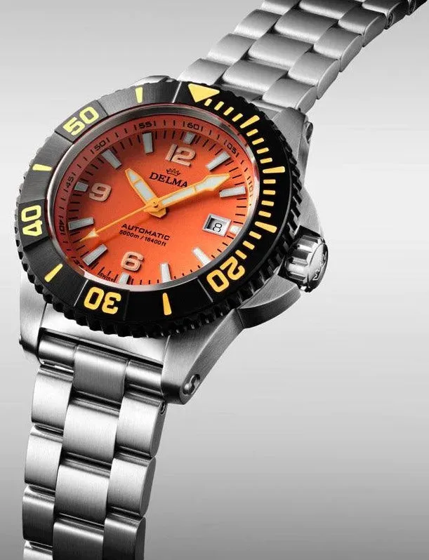 Delma Blue Shark IV Orange Limited Edition Watch sold by C.W. Sellors product image thumbnail 2