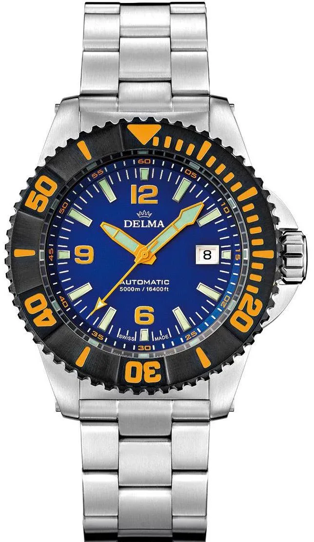 Delma Blue Shark IV Blue Limited Edition Watch sold by C.W. Sellors