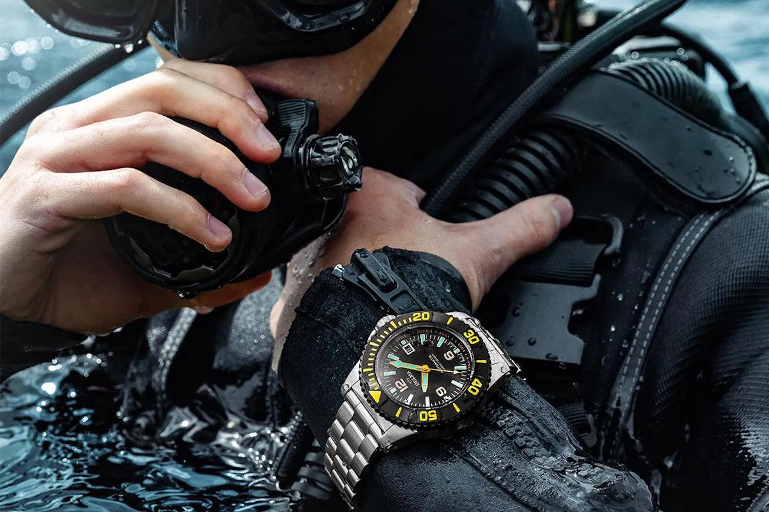 Delma Blue Shark IV Black Limited Edition Watch sold by C.W. Sellors product image thumbnail 4