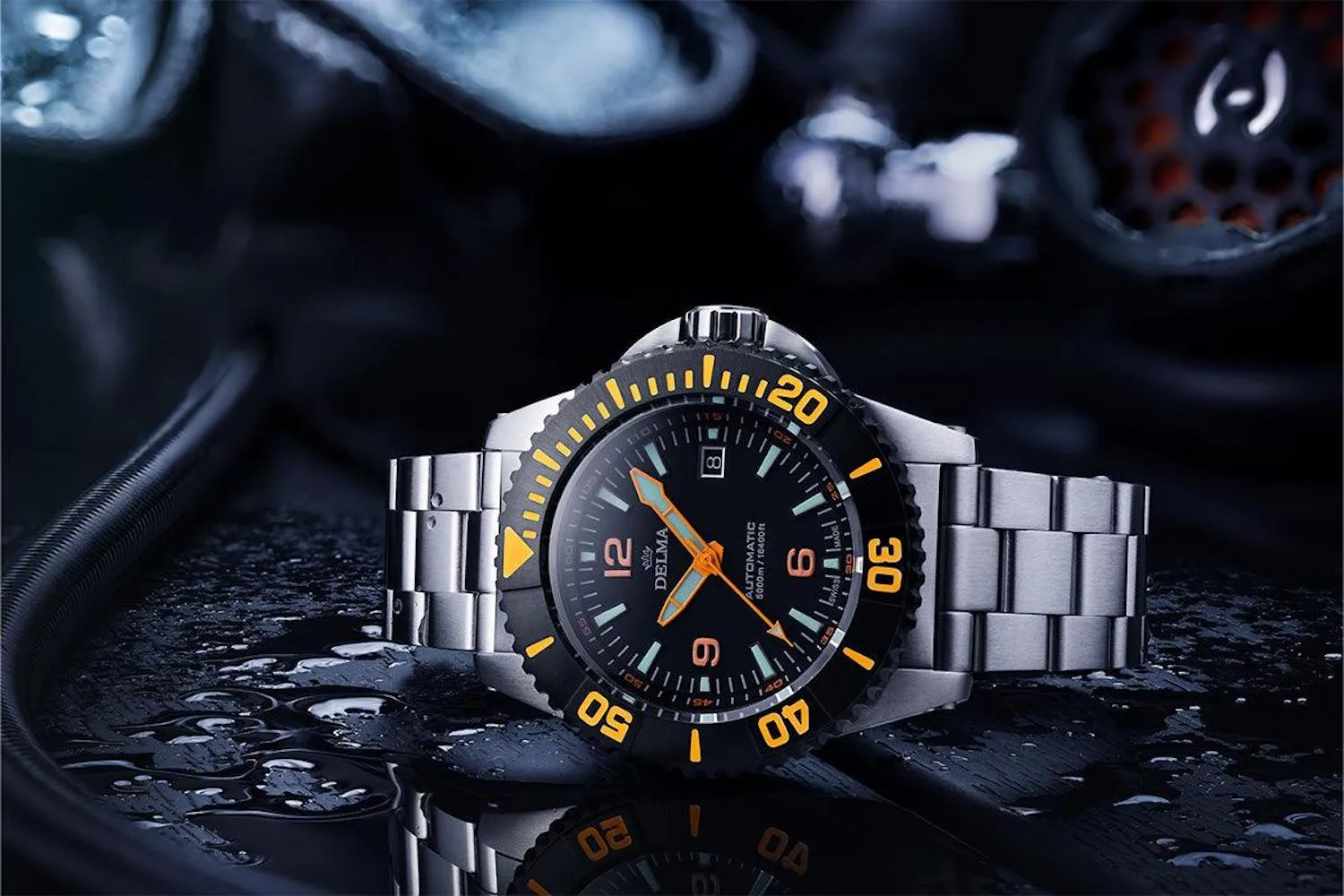 Delma Blue Shark IV Black Limited Edition Watch sold by C.W. Sellors product image thumbnail 2