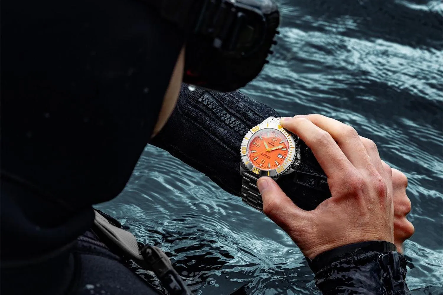 Delma Blue Shark IV Orange Limited Edition Watch sold by C.W. Sellors product image thumbnail 5