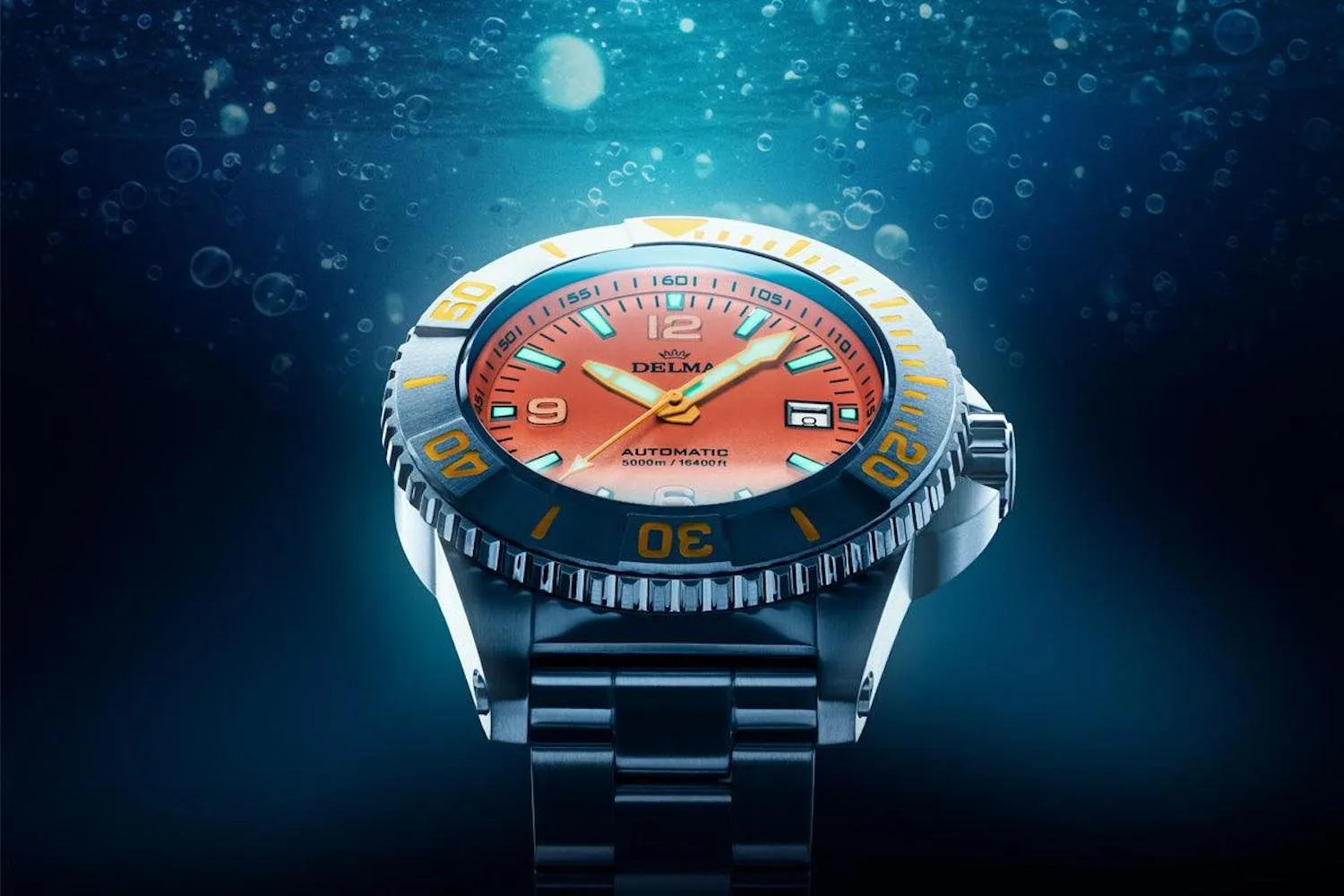 Delma Blue Shark IV Orange Limited Edition Watch sold by C.W. Sellors product image thumbnail 2