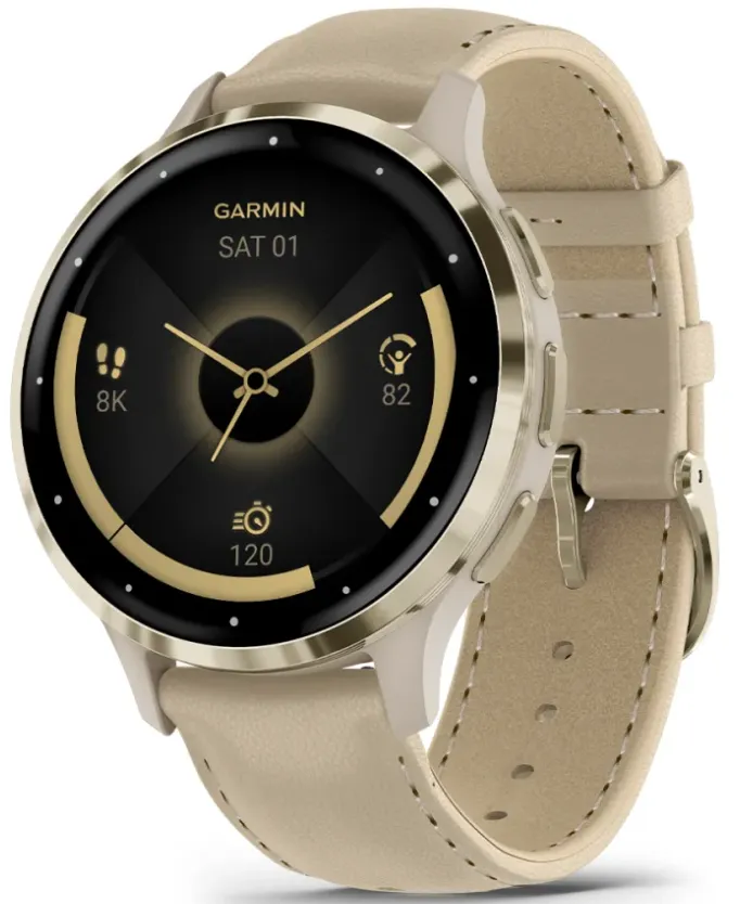 Garmin Venu 3S Soft Gold Smartwatch Watch sold by C.W. Sellors