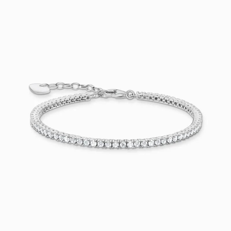 Thomas Sabo Sterling Silver Tennis Bracelet sold by C.W. Sellors