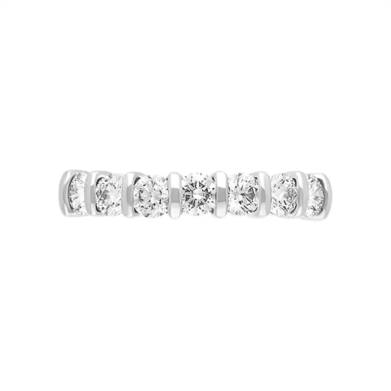 18ct Yellow Gold 0.82ct Diamond Seven Stone Half Eternity Ring sold by C.W. Sellors product image thumbnail 2