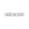 18ct White Gold 0.45ct Diamond Channel Set Half Eternity Ring sold by C.W. Sellors