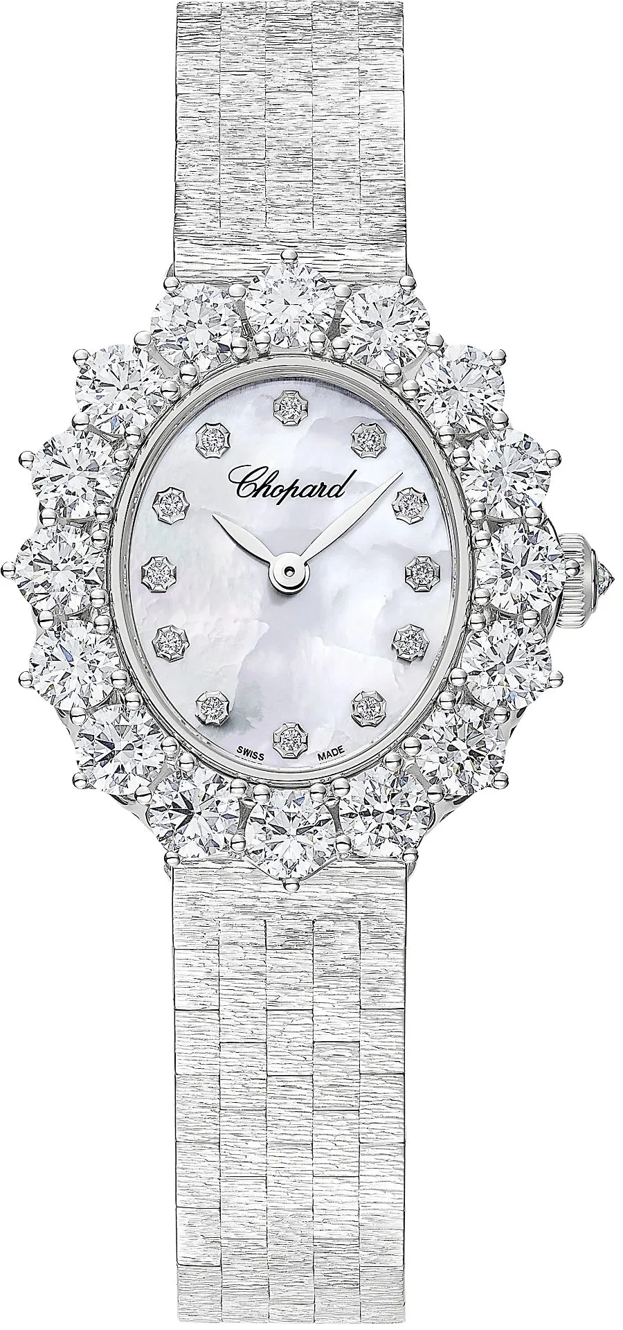 Chopard L'Heure Du Diamant White Gold Watch sold by C.W. Sellors