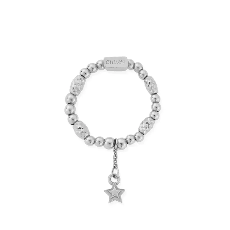 Chlobo Sterling Silver Radiant Essence Ring sold by C.W. Sellors