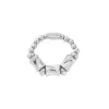 Chlobo Sterling Silver Chunky Twist Ring sold by C.W. Sellors