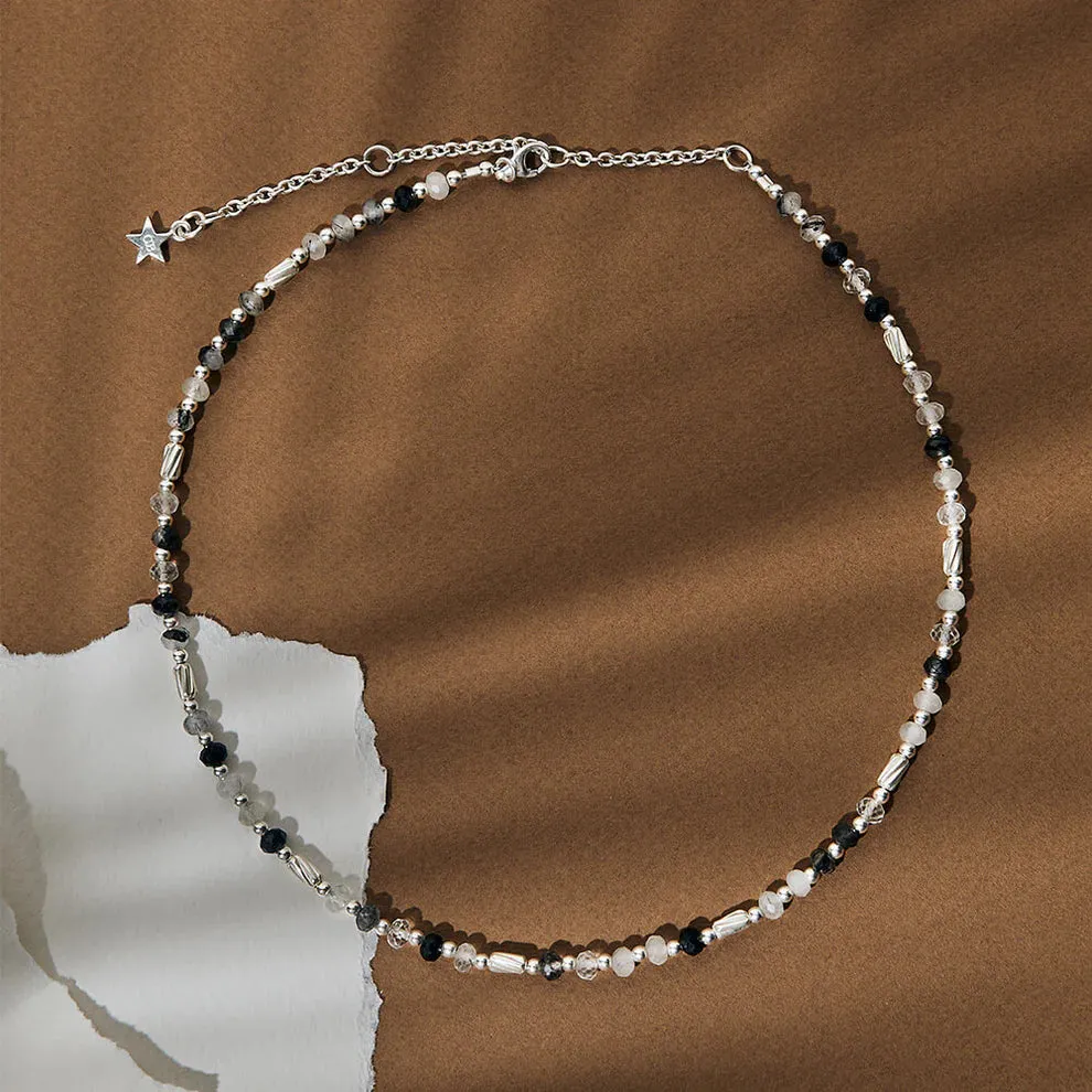 Chlobo Sterling Silver Aura Strengthening Black Rutilated Quartz Necklace sold by C.W. Sellors product image thumbnail 2