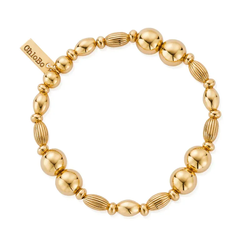 Chlobo Gold Plated Be Courageous Bracelet sold by C.W. Sellors