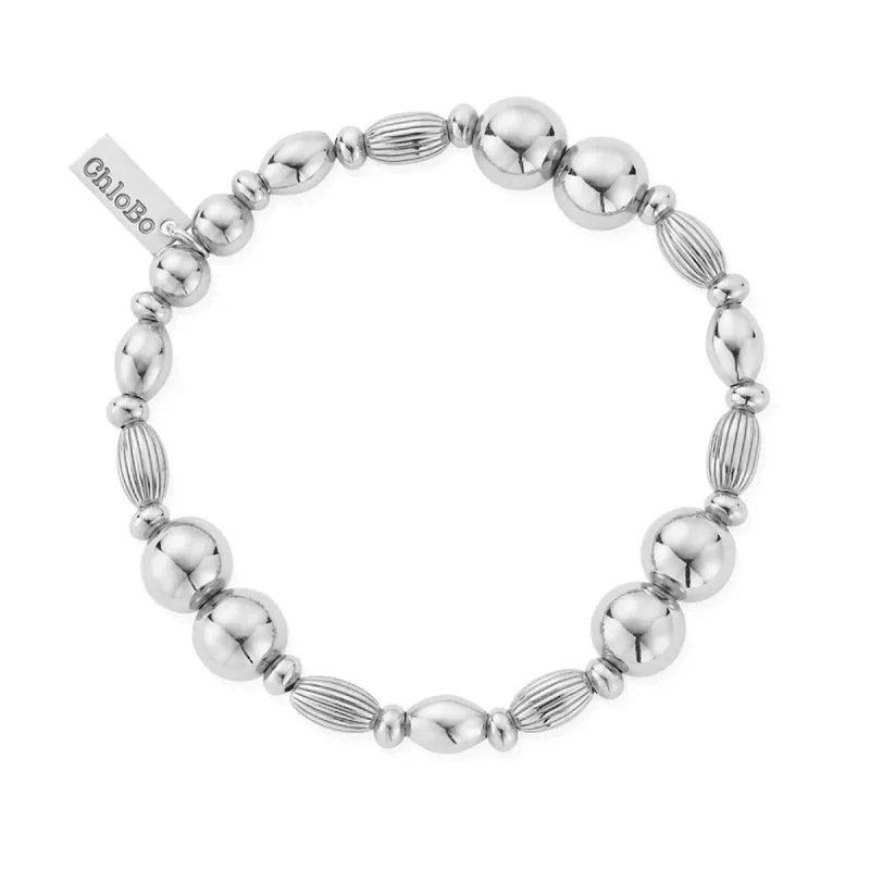 Chlobo Sterling Silver Be Courageous Bracelet sold by C.W. Sellors