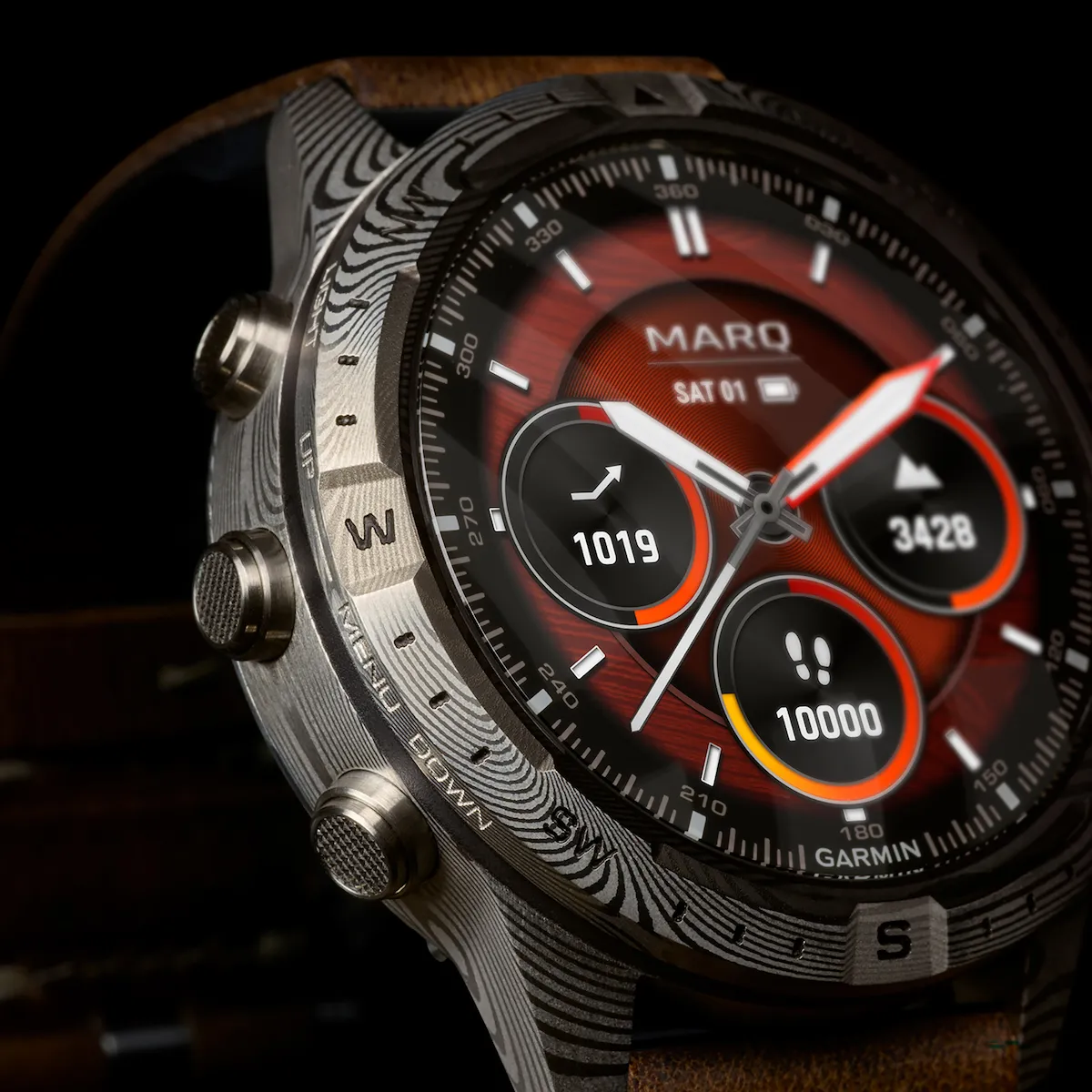 Garmin MARQ II Adventurer Damascus Edition Watch sold by C.W. Sellors product image thumbnail 3